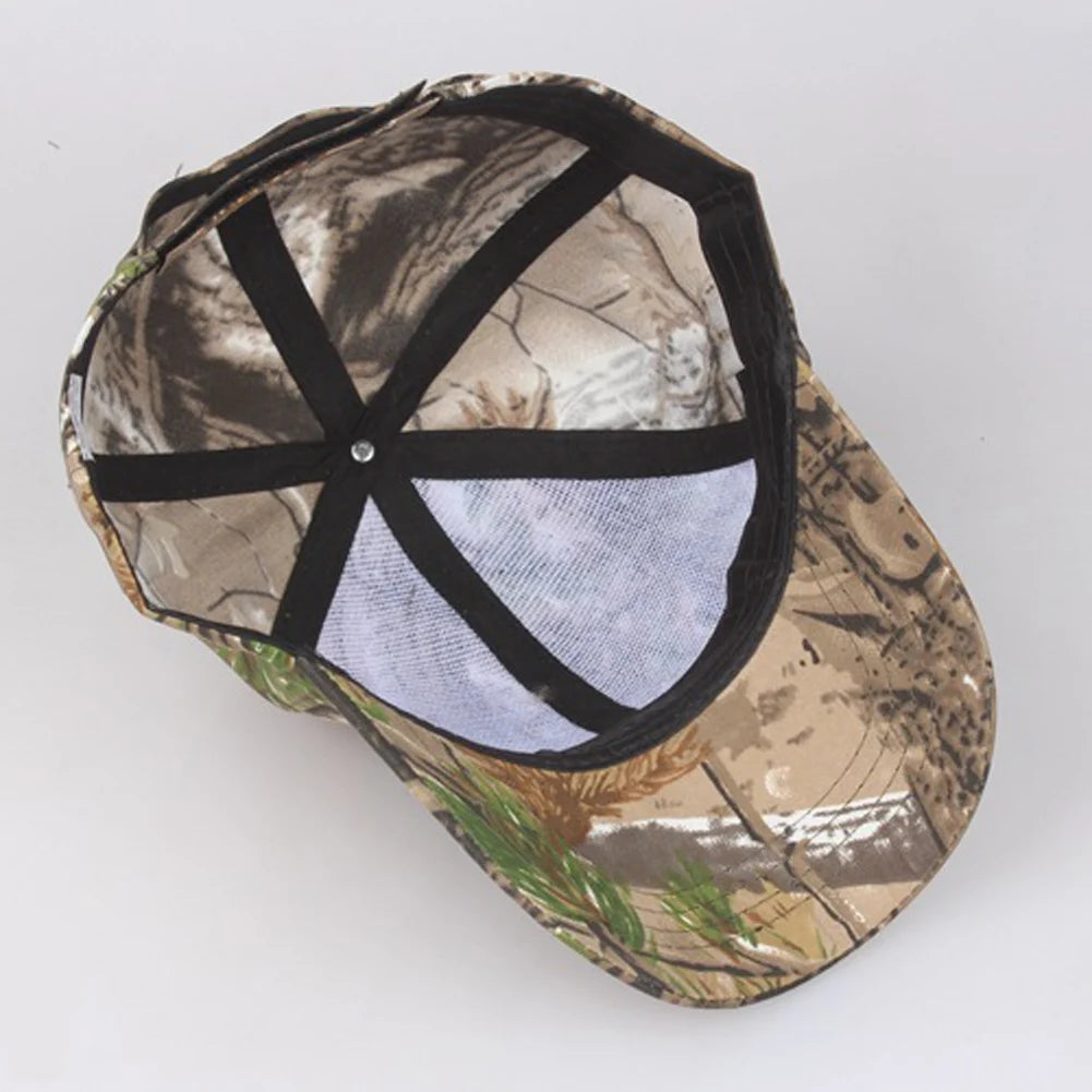 Summer Outdoor Sunscreen Quick-Drying Hat Jungle Leaf Camouflage Men Women Camouflage Trucker Baseball Cap Unisex Hat