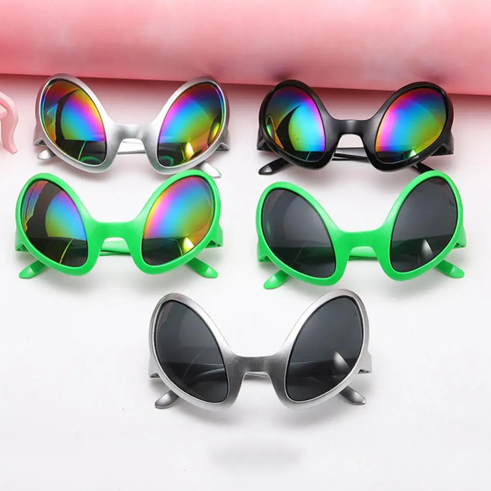 Funny Alien Glasses Adults Kid Holiday Party Sunglasses Halloween Rainbow Lenses ET Sun Glasses Shades Fashion Eyewear Очки