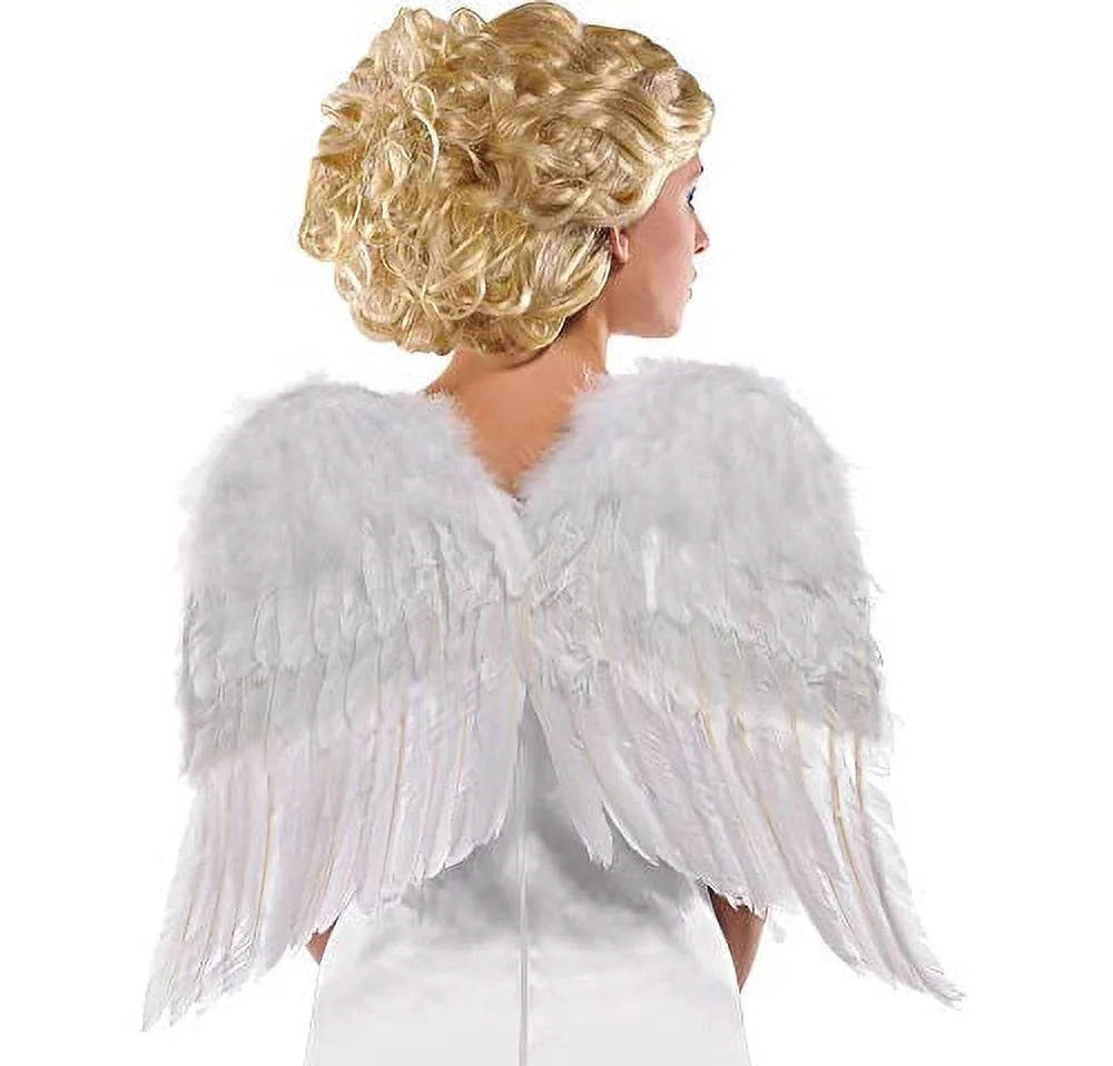 the Sexy Good Teen Angel Accessory Feathers Wings, White, One-Size 22"