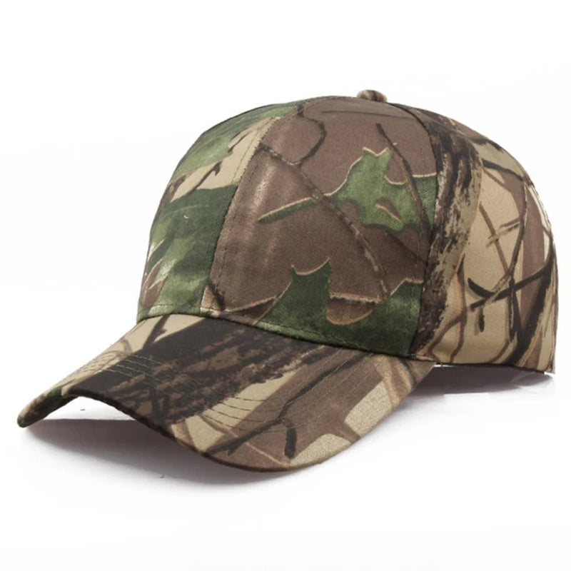 Summer Outdoor Sunscreen Quick-Drying Hat Jungle Leaf Camouflage Men Women Camouflage Trucker Baseball Cap Unisex Hat