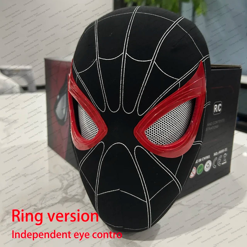 New Spider-Man:No Way Home Spider Man Mask Luxury Helmet Rechargeable Remote Eyes Movable Mask Cosplay Decoration Gift Toys