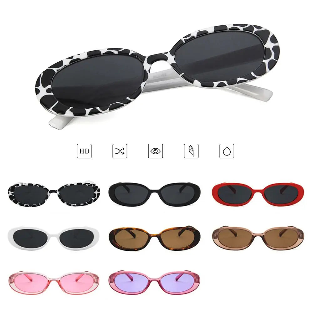 Vintage Sun Glasses Polarized Small Frame Eyewear Fashion Shades Oval Sunglasses Sunglasses for Women