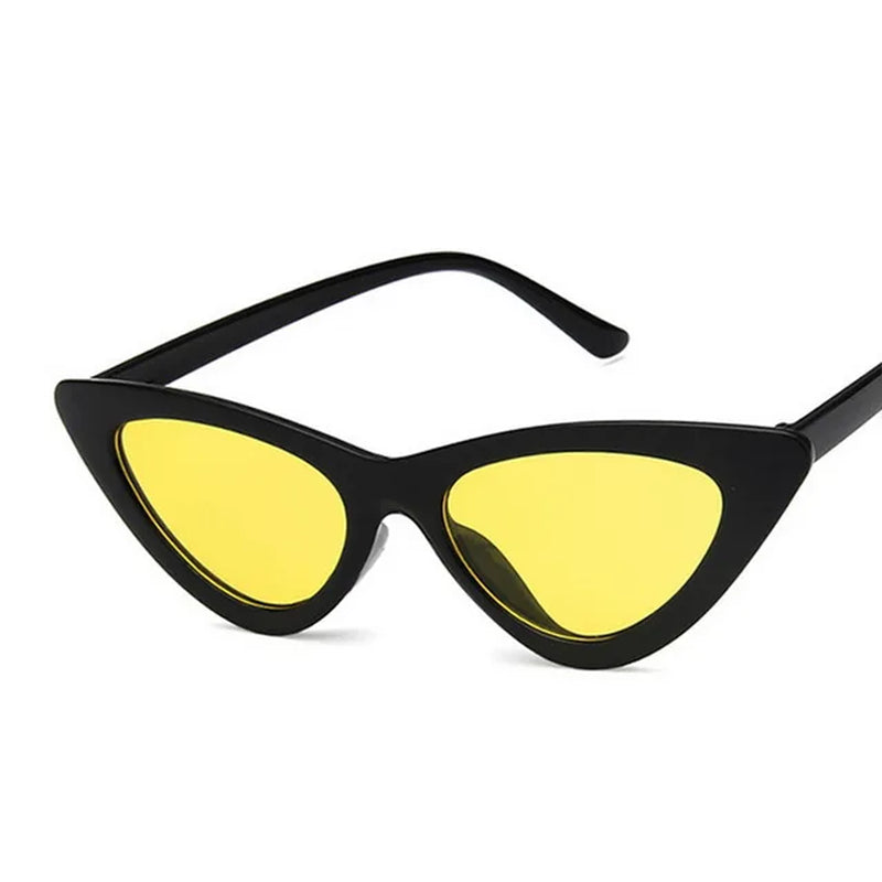 1Pc Riding Fishing Sunglasses Retro Vintage Sunglasses Fashion Cateye Goggles Sexy Small Cat Eye Sun Glasses for Women UV400