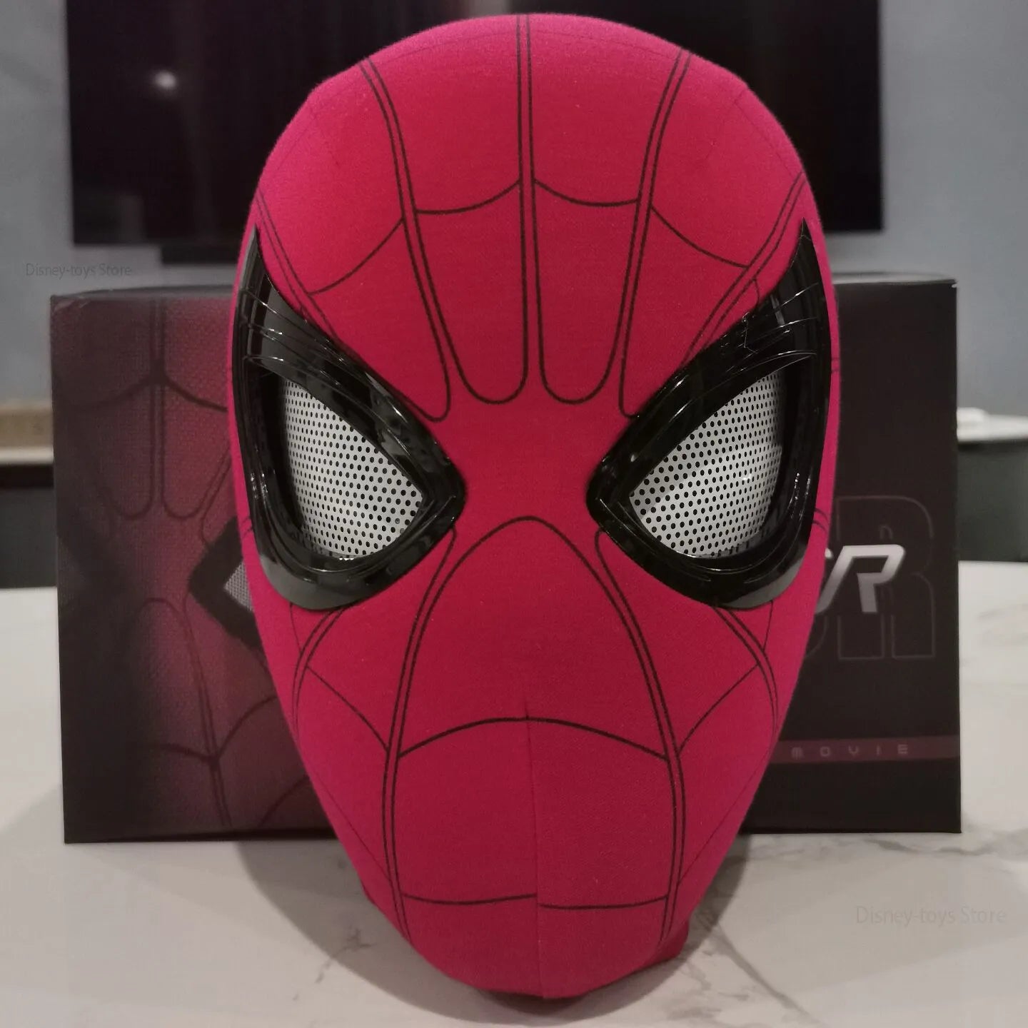 New Spider-Man:No Way Home Spider Man Mask Luxury Helmet Rechargeable Remote Eyes Movable Mask Cosplay Decoration Gift Toys