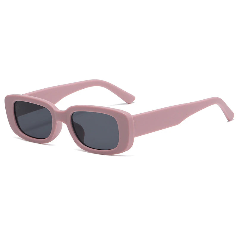 Stylish Y2K Sunglasses Women Man Macaron Pink Small Rectangle Colorful Sun Glasses Square Frame UV400 Eyewear