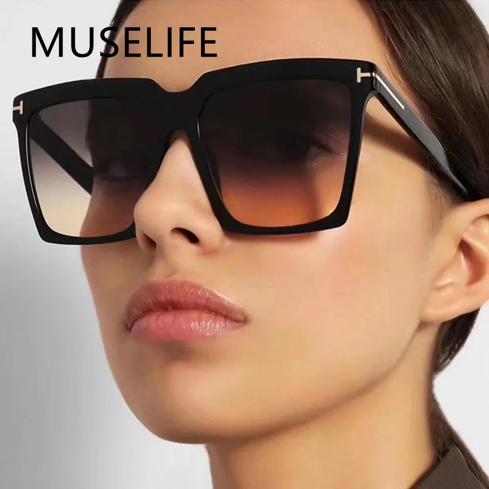 Fashion Square Sunglasses Designer Luxury Women'S Cat Eye Sunglasses Classic Retro Glasses UV400