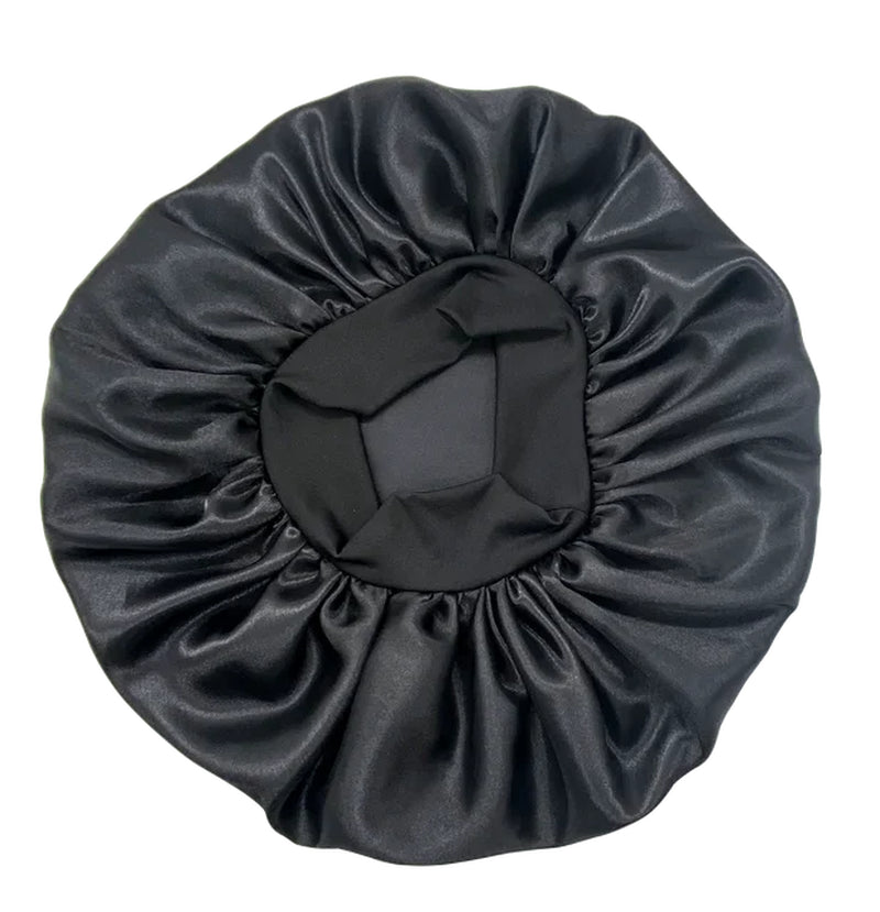 Large Satin Bonnet,Silk Bonnet Hair Wrap for Sleeping, Sleep Cap with Elastic Soft Band, Big Bonnets for Women Hair Care