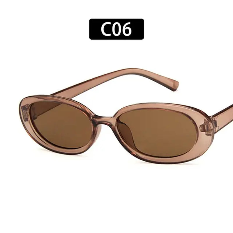 Vintage Sun Glasses Polarized Small Frame Eyewear Fashion Shades Oval Sunglasses Sunglasses for Women