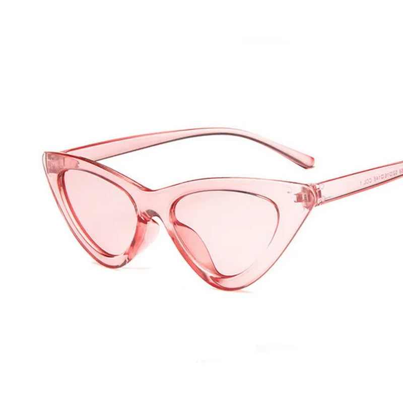 1Pc Riding Fishing Sunglasses Retro Vintage Sunglasses Fashion Cateye Goggles Sexy Small Cat Eye Sun Glasses for Women UV400