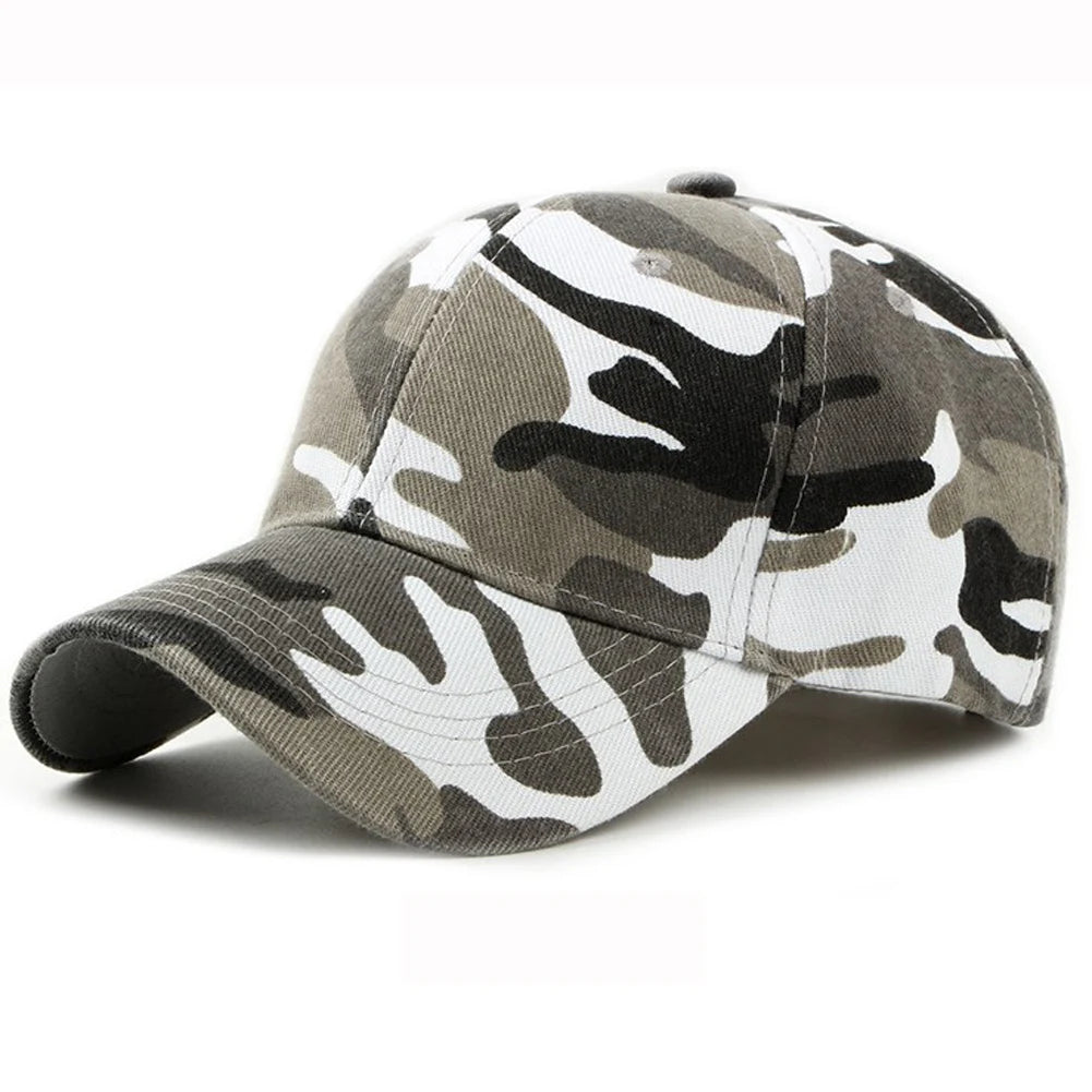 Summer Outdoor Sunscreen Quick-Drying Hat Jungle Leaf Camouflage Men Women Camouflage Trucker Baseball Cap Unisex Hat