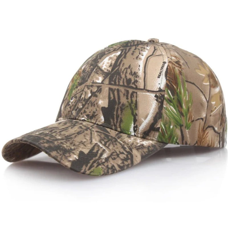 Summer Outdoor Sunscreen Quick-Drying Hat Jungle Leaf Camouflage Men Women Camouflage Trucker Baseball Cap Unisex Hat