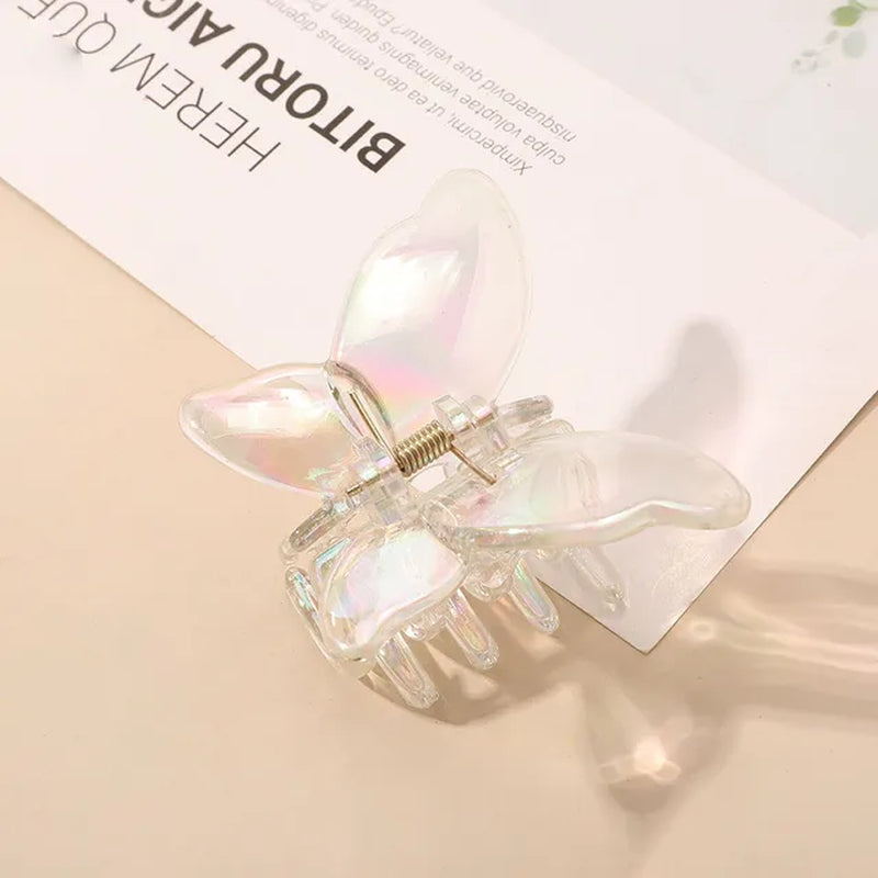 Hair Claws Elegant Transparent Plastic Hair Claw Dream Colorful Simplicity Hair Clips Headband Hair Pins Fashion Hair Accessorie