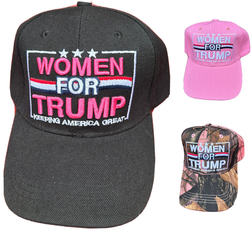 Women for Trump 2024 Cap Hat Keeping America Great Hat MAGA Hat