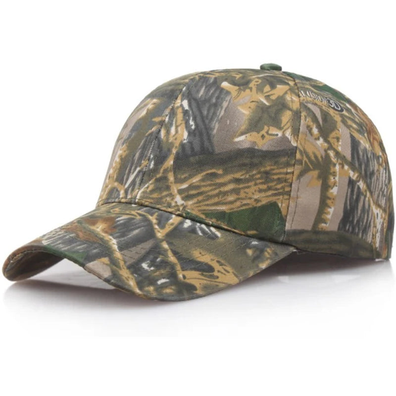 Summer Outdoor Sunscreen Quick-Drying Hat Jungle Leaf Camouflage Men Women Camouflage Trucker Baseball Cap Unisex Hat