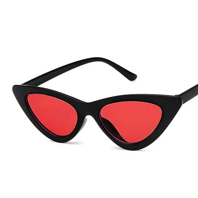 1Pc Riding Fishing Sunglasses Retro Vintage Sunglasses Fashion Cateye Goggles Sexy Small Cat Eye Sun Glasses for Women UV400